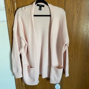 Blush Pink Knit Cardigan
